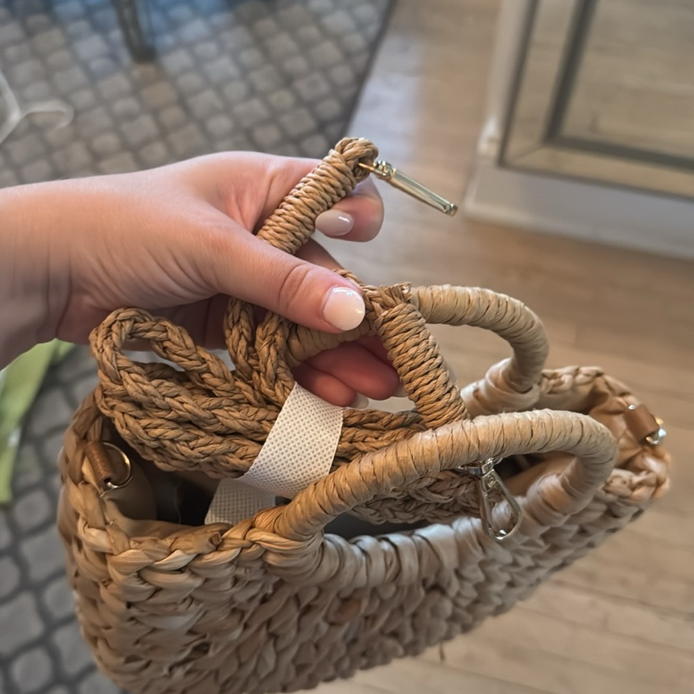 Abercrombie & Fitch Straw Basket Bag - Picture 4 of 4
